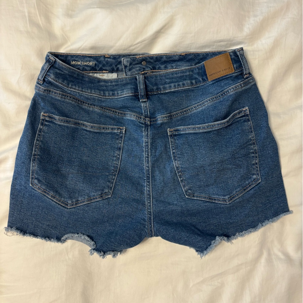 American Eagle Outfitters Dark Blue Jean Shorts - Picture 4 of 4